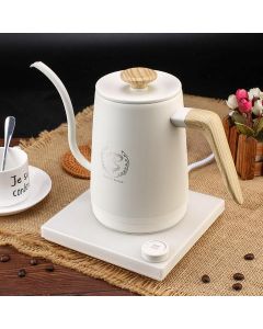 Barista Space 1 L Smart Temperature Controlled Electric Coffee Kettle - White