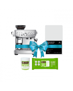 Sage The Barista Express™ Impress with Cafetto Cleaning Powder and Cafetto Barista Wipes and Ola Cafe Sidamo Sunrise 250G Beans For Free