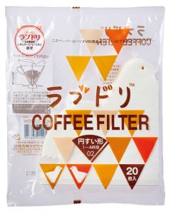 Hario LoveDori Paper Filter  02W 20sheet (sp)
