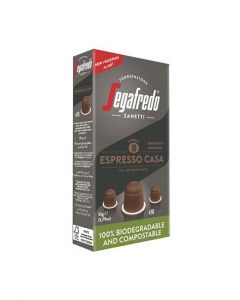 Segafredo - Nespresso Compatible & Compostable Capsules - Espresso Casa