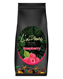 Larome Raspberry Aromatized Coffee Beans - Sweet and Tangy Delight
