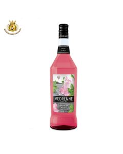 Vedrenne Rose Syrup 1L - Pack of 6: Experience Floral Bliss in Every Bottle
