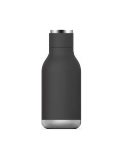 Asobu Urban Insulated and Double Walled 16 Ounce Stainless Steel Bottle-Black
