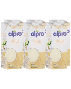 Alpro Vanilla Soya Drink Pack of 6 x 1L