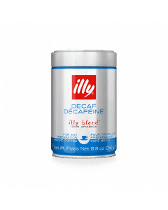 Illy 12X250 gm Ground Coffee Decaf