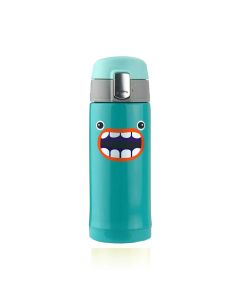 Asobu Peakaboo Kids Water Bottle-Turquoise Blue