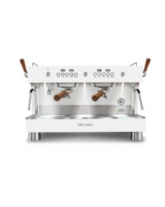 آسكازو باريستا T بلاس ماكينة قهوة إسبريسو 2 مجموعة حجمية - أبيض