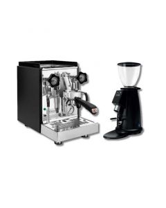 Astoria Loft Espresso Machine Black with Free Grinder
