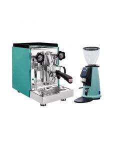 Astoria Loft Espresso Machine - Light Blue with Free Grinder