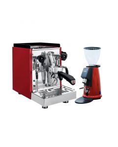 Astoria Loft Espresso Machine - Red with Free Grinder