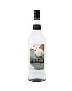 Vedrenne Coconut Syrup 1L - Pack of 6: Transport Yourself to Tropical Paradise with Each Sip