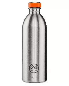 24BOTTLES Urban Lightest Insulated Stainless Steel Water Bottle - 1000ml-Chrome