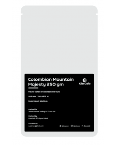 OLA CAFE Colombian Mountain Majesty 250G - Medium Altitude Chocolate and 