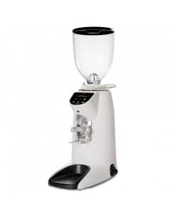 Compak E6 64mm Flat Burr Dose by Weight (DBW) Coffee Grinder-White