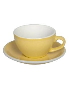 Loveramics Egg Set Capuccino Cup & Saucer, 200ml (6)-Butter Cup