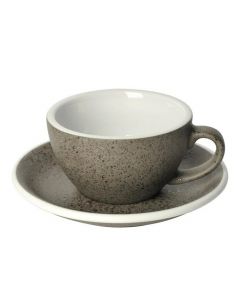 Loveramics Egg Set Capuccino Cup & Saucer, 200ml (6)-Granite