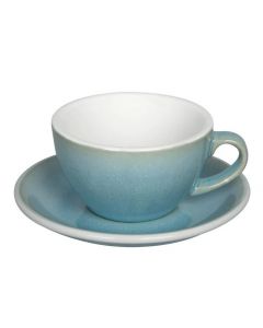 Loveramics Egg Set Capuccino Cup & Saucer, 200ml (6)-Ice Blue
