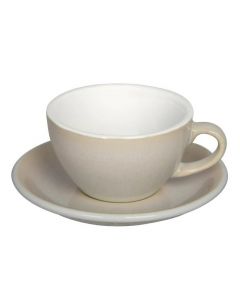 Loveramics Egg Set Capuccino Cup & Saucer, 200ml (6)-Ivory