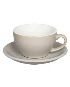 Loveramics Egg Set Capuccino Cup &amp; Saucer, 250ml (6)-Ivory