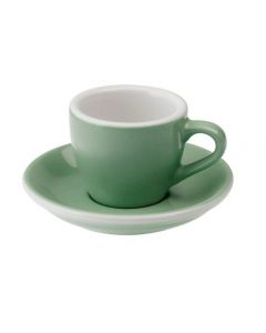 Loveramics Egg Set Espresso Cup & Saucer, 80ml (6)-Mint