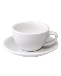 Loveramics Egg Set Capuccino Cup & Saucer, 200ml (6)-White