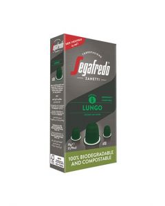 Segafredo - Nespresso Compatible & Compostable Capsules -Lungo