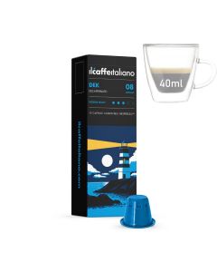il Caffe Italiano DEK, Nespresso Compatible, 10 Capsules