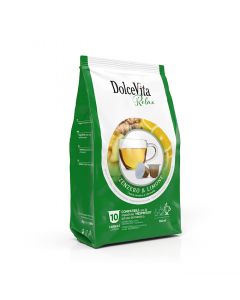 DolceVita Ginger & Lemon Tea, DolceGusto Compatible, 16 Capsules