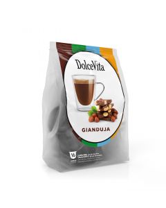 DolceVita Chocolate Hazelnut Latte - Dolce Gusto Compatible, 16 Capsules