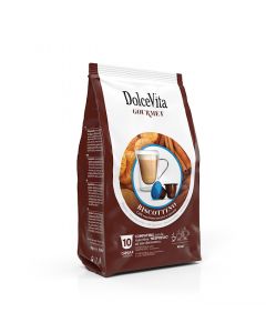 DolceVita Biscottino Espresso, Nespresso Compatible, 10 Capsules
