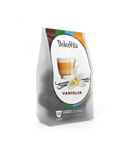 DolceVita Mini Vanilla Latte - Nespresso Compatible, 10 Capsules