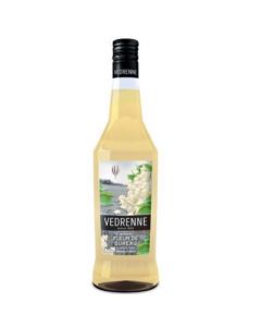 Vedrenne Elderflower Syrup 1L - Pack of 6: Embrace Floral Sophistication in Every Bottle