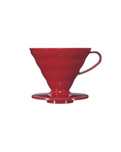 Hario V60 Ceramic Coffee Dripper Size 02-Red