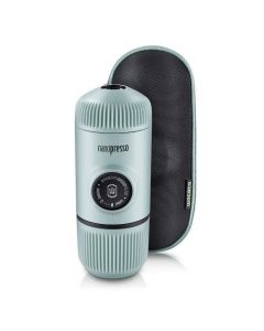 Wacaco Nanopresso Portable Espresso Maker Bundled with Protective Case Arctic Blue