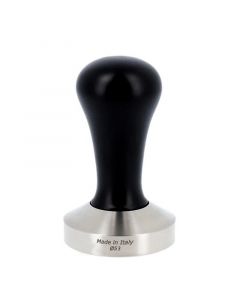 Motta 54 MM Coffee Tamper with Stainless Steel Flat Base, Compatible with Sage-Black