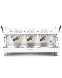 آسكازو باريستا T ماكينة قهوة إسبريسو 3 مجموعة - أبيض