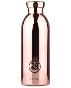 24BOTTLES Clima Double Walled Insulated Stainless Steel Water Bottle - 500ml-Rose Gold