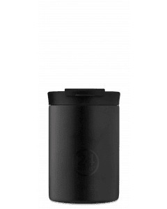 24BOTTLES Double Walled Insulated Stainless Steel Travel Tumbler - 350ml-Black