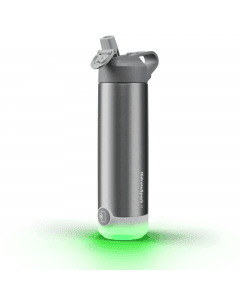HIDRATESPARK TAP Stainless Steel Smart Water Bottle - Straw - 20 Oz-Silver