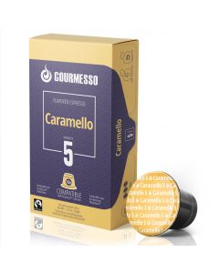 Gourmesso Caramel Espresso, Nespresso Compatible, 10 Capsules