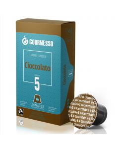 Gourmesso Chocolate Espresso, Nespresso Compatible, 10 Capsules
