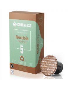 Gourmesso Hazelnut Espresso, Nespresso Compatible, 10 Capsules