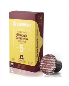 Gourmesso Toffeenut Espresso, Nespresso Compatible, 10 Capsules