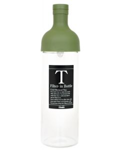 Hario Filter-in Bottle Cold Brew Tea Bottle, 750 ml, Olive Green