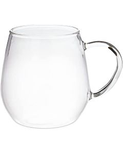 Hario Round Glass Mug Set, 360ml, Clear, 2pcs