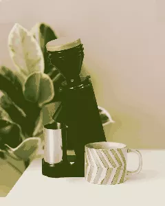 Macnoa Home Coffee Grinder with Adjustable Titanium Burr