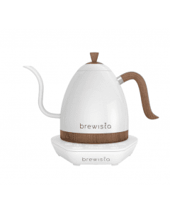 Brewista Artisan Electric Gooseneck Kettle (Pearl White With White Base)