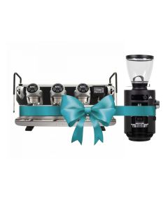 Faema E71E 3 Group Commercial Espresso Machine With Mahlkonig X54 54mm Flat Burr Allround Home Grinder (Free)