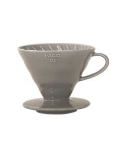 Hario V60 Ceramic Coffee Dripper Size 02-Grey