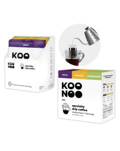 KOONOO Espressoo |  Variety pack | 250G | Specialty Drip Coffee  | Made in UAE